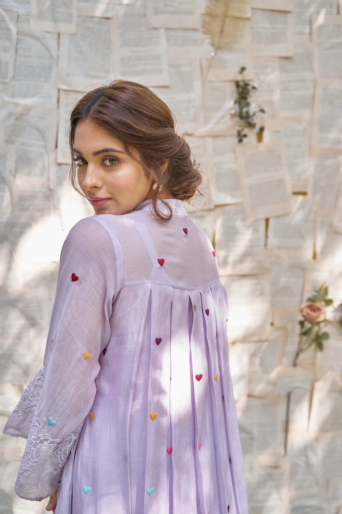 The Lilac Love Letter - Set Of 2 ( Kurta With Pants)